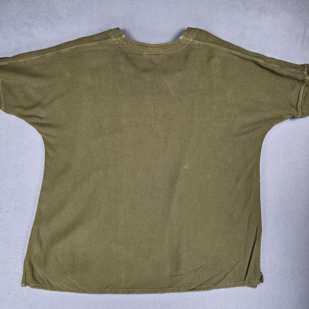 Soft Surroundings Tunic Top Womens One Size Green Lagenlook Dolman Pockets - Picture 8 of 8